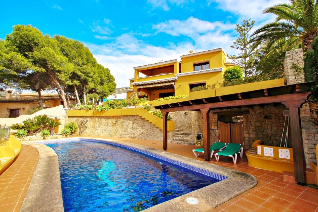 El Portet - Beachfront Holiday Home With Private Pool In Moraira Εξωτερικό φωτογραφία